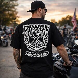 Dixxon Flannel Co. Sturgis SD Graphic Tee Black Biker Motorcycle Rally Shirt
